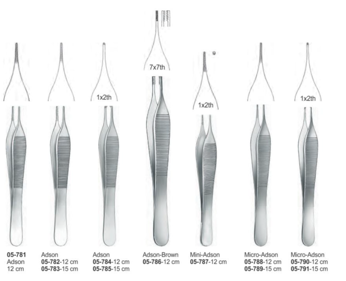 Adson Forceps/Dissecting/Tissue forceps picture